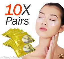 10X Pairs Anti-Wrinkle Dark Circle, Collagen Under Eye Patches Pad Mask Bag Gel