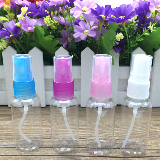 1PCS 30ml Empty Plastic Transparent Spray Bottle Perfume Bottle Outdoor Travel MakeUp Skin Care Refillable Bottle Container #391