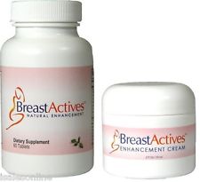 Breast Actives All Natural Breast Enhancement Capsules & Cream Combo Kit