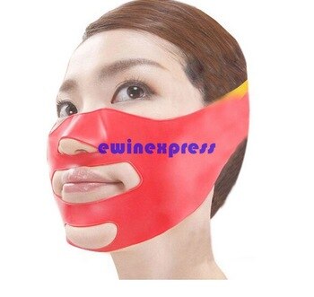 1 X 3D Silicone Face Slimming Mask Silicone Face Thin Lift Up Belt Shaper Cheek Chin Slim Mask Belt V-Line Band Strap Beauty