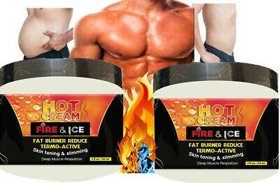 2 Men Slimming Cream Fat Burning Muscle Belly Stomach Reducer Weight Loss Gel