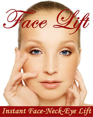Instant Face, Neck and Eye Lift, Facelift Tapes and Bands. 40 piece set