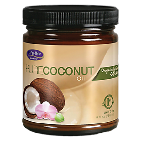 Life-Flo Health Organic Pure Coconut Oil Skin Care, 9 Oz