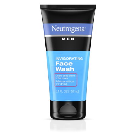 Neutrogena Men Oil-Free Invigorating Foaming Face Wash, 5.1 Fl. Oz