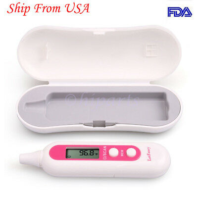 NEW Digital Ear Thermometer Fever Alarm Infrared Baby Kids Adult Body Temprature