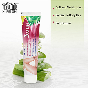 XIFEISHI New High Quality Hair Removal Cream With Natural Aloe vera Extract Fast Depilatory Cream For Beauty Care KF007
