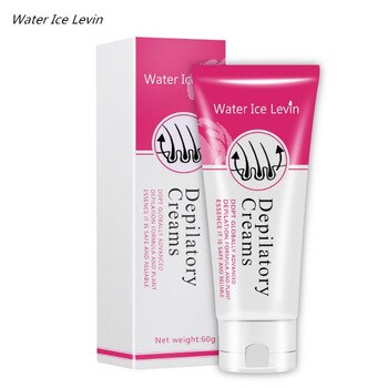 Water Ice Levin Painless Depilatory Cream Legs Depilation Cream Hair Removal Armpit Hair Removal Cream For Women&Men Wax