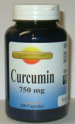 Curcumin 750 mg 95% Curcuminoids Tumeric Root 200 Capsules 3 Month Supply