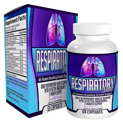 Respiratory-MAX: Respiratory Support Supplement / Lung Health Supplements - 6...
