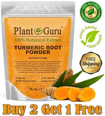 Turmeric Root Powder 1lb 100% Pure Curcuma Longa Tumeric Curcumin
