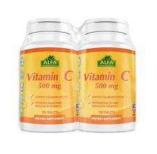 Vitamin C 500mg - Immune Support - 100 Capsules - 2PACK