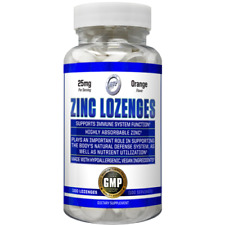 Zinc Lozenges 25mg 100 Days Supply MAX BOOST IMMUNITY Orange Flavor - Hi Tech
