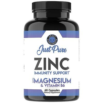 Zinc plus Magnesium & Vitamin B6 Caps, Immune System Support, Immunity Booster