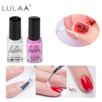 1pcs New Brand LULAA Nail Art Decoration Base Coat Pink Skin Protected Glue Peel Off Tape Latex Nail Polish