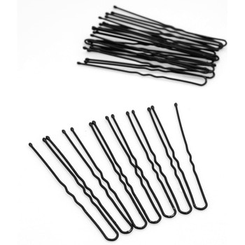 20PCS Black Metal Thin U Shape Hairpins Hair Pins Invisible Curly Wavy Hair Clips Health Hair Care Beauty Styling Tools 6cm