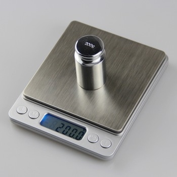 3kg 0.1g Kitchen Electronic Scales 3000g 0.1g LCD Digital Pocket Food Diet Scale Jewelry Lab Weight Balance With Two Tray 4Units