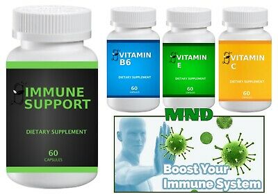 4 Immune System Hack Boost Your Immunity Vitamin C E B6 Support Supplement Pills