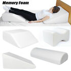 Acid Reflux Foam Bed Wedge Pillow Leg Elevation Back Support Cushions With Cover