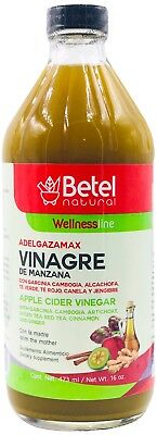 Adelgazamax Vinagre de Manzana Apple Cider Vinegar Alcachofa and Garcinia Betel
