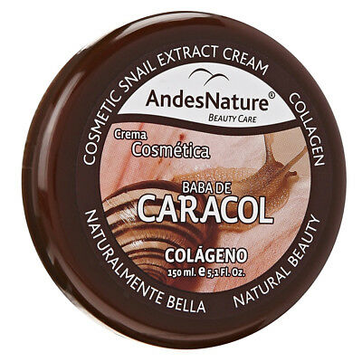 Andes Nature Snail Collagen Cream. Skin Recovery, Anti Aging & Wrinkles. 5.1 Oz