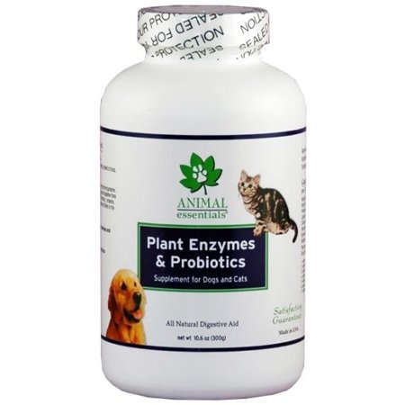 Animal Essentials Plant Enzyme & Probiotics Dog & Cat Supplement, 10.6 Oz