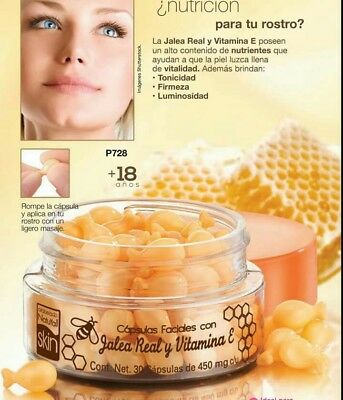 Arabela Natural Skin Capsulas Faciales con Jalea Real y Vitamina E