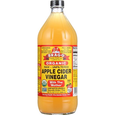 Bragg Organic Apple Cider Vinegar Raw Unfiltered (Non-GMO Certified), 32.0 FL OZ