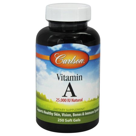 Carlson Labs - Vitamin A Natural 25000 IU - 250 Softgels