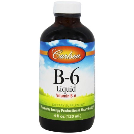 Carlson Labs - Vitamin B6 Liquid 200 mg. - 4 oz.