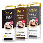 Delia - Professional Quality - HENNA COLOR TINTING CREAM KIT FOR EYEBROWS
