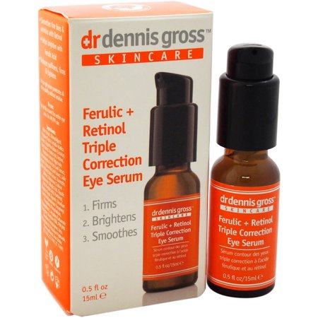 Dr. Dennis Gross Skincare Ferulic + Retinol Triple Correction Eye Serum, 0.5 fl oz