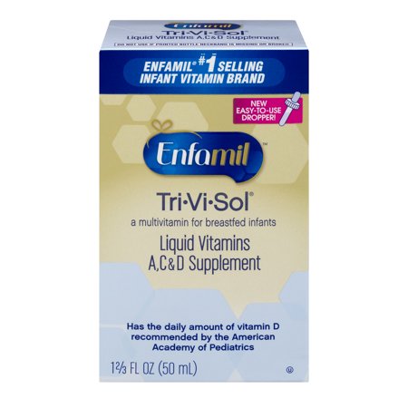Enfamil Tri-Vi-Sol Liquid Vitamins A,C & D Supplement, 1.66 FL OZ