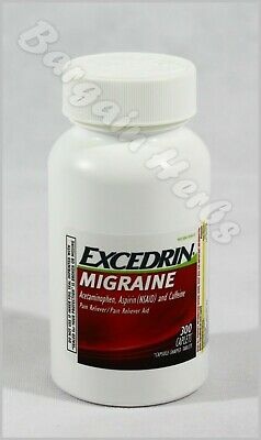 Excedrin Migraine 300 Caplets Acetaminophen New Sealed Free Shipping Exp:05/2023