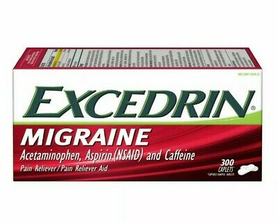 Excedrin Migraine Coated Caplets Headache Pain Reliever 300-count