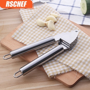 Free Shipping Stainless Steel Kitchen Squeeze Tool Alloy Ginge Crusher Garlic Presses Press the garlic