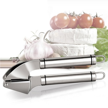 Garlic Press Crusher 18/8 Stainless Steel Grater For Garlic Squeeze Tool Multifunctional Fruit Vegetable Grater Cutter