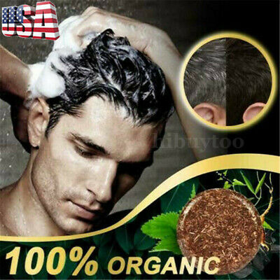Hair Darkening Shampoo Bar Soap-100% Natural Polygonum Conditioner & Repair Care