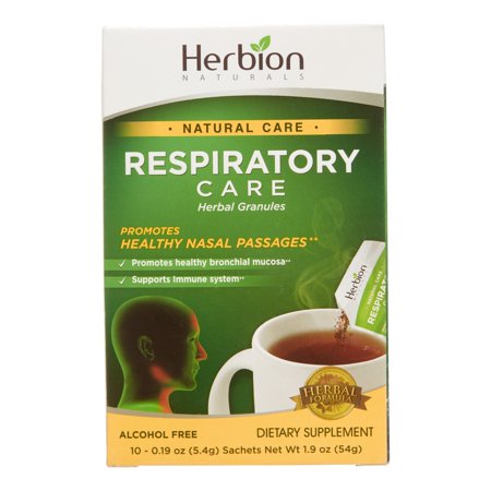 Herbion Naturals Respiratory Care, Regular, 10 Ct