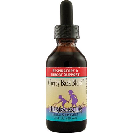 Herbs For Kids Respiratory And Throat Support Cherry Bark Blend - 2 Oz