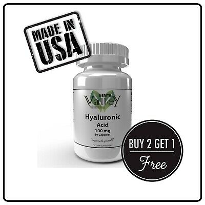 Hyaluronic Acid 100mg, Healthier Skin, Supports Joint Health, Bone Strength