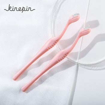 Kinepin Mini Eyebrow Trimmer 2PCS Safe Shaving Razors Small Size Blade Women Face Care Hair Removal Tool Makeup Shaver Knife