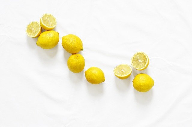 lemons, citrus, fresh