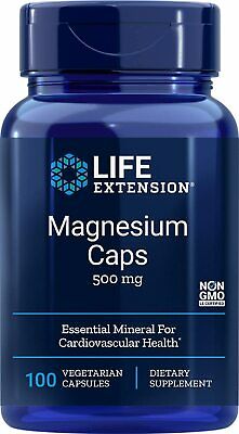 Life Extension Magnesium Caps 500mg 100 Capsules