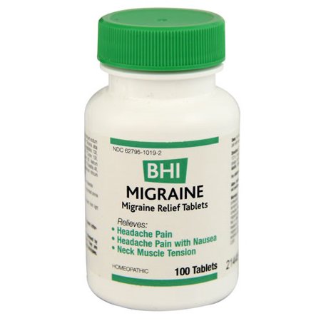 MediNatura BHI Migraine Relief 100 Tablets