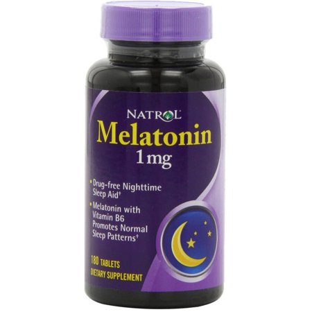 Natrol Melatonin, 1mg, Tablets, 180 CT