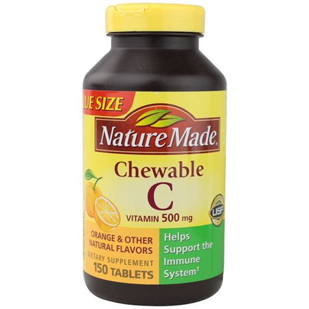 Nature Made C Vitamin 500mg Chewable Tablets - 150 CT