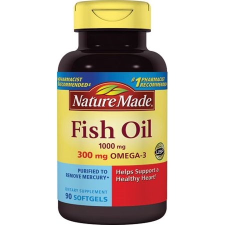 Nature Made Fish Oil 1200mg + Vitamin D 1000 IU Liquid Softgels - 90 CT
