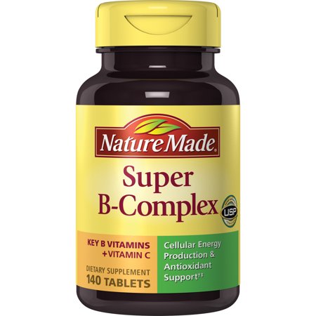 Nature Made Super B-Complex Dietary Supplement Tablets, 140 count
