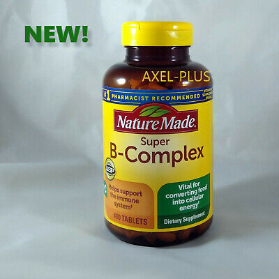 Nature Made Super B-Complex with Vitamin C & Folic Acid, 460 tablets