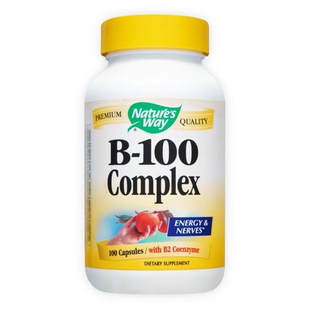 Nature's Way Vitamin B-100 Complex Capsule, 100 Count